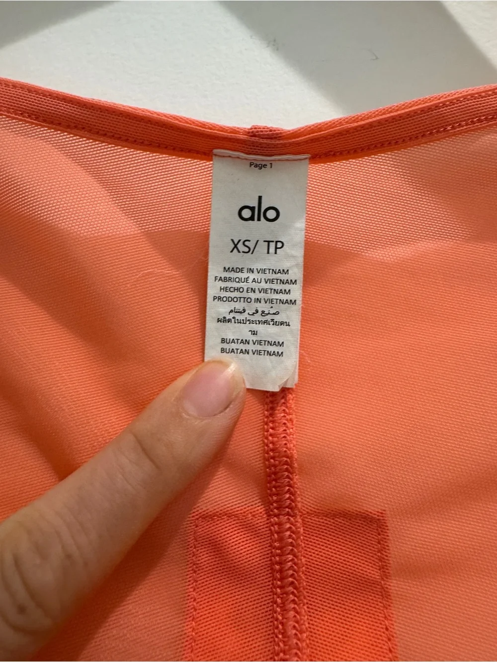 ALO Yoga Coral Sheer Bolero Shrug - Long Sleeve